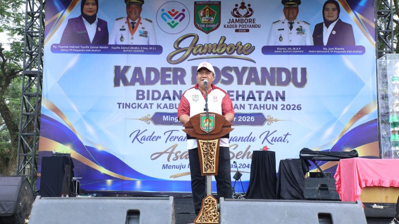 Bupati Asahan Resmi Buka Jambore Kader Posyandu Ke-XIII Tingkat Kabupaten Asahan Tahun 2026