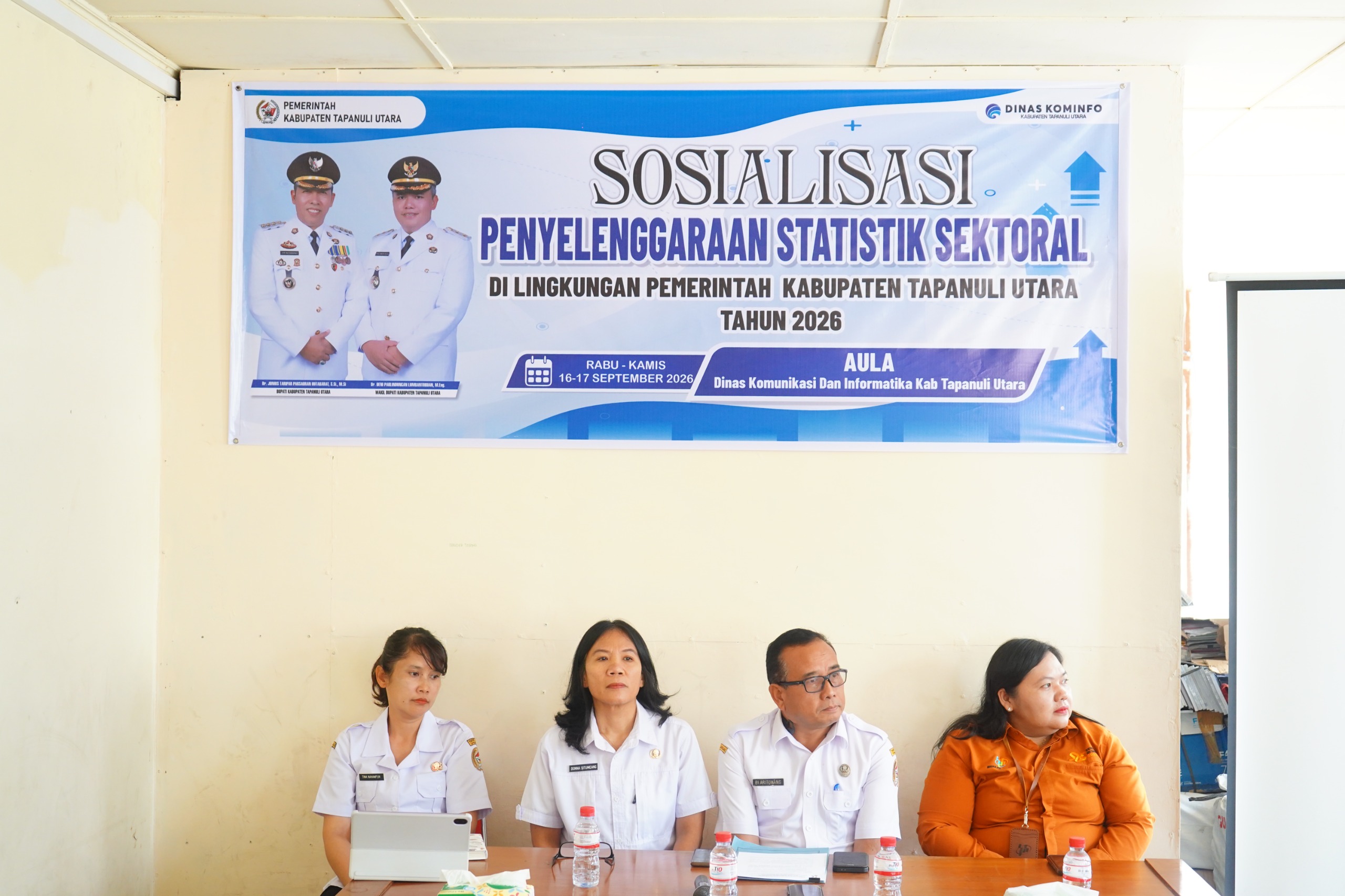 ‎Tingkatkan Kualitas Data Pembangunan, Pemkab Taput Gelar Sosialisasi Penyelenggaraan Statistik Sektoral