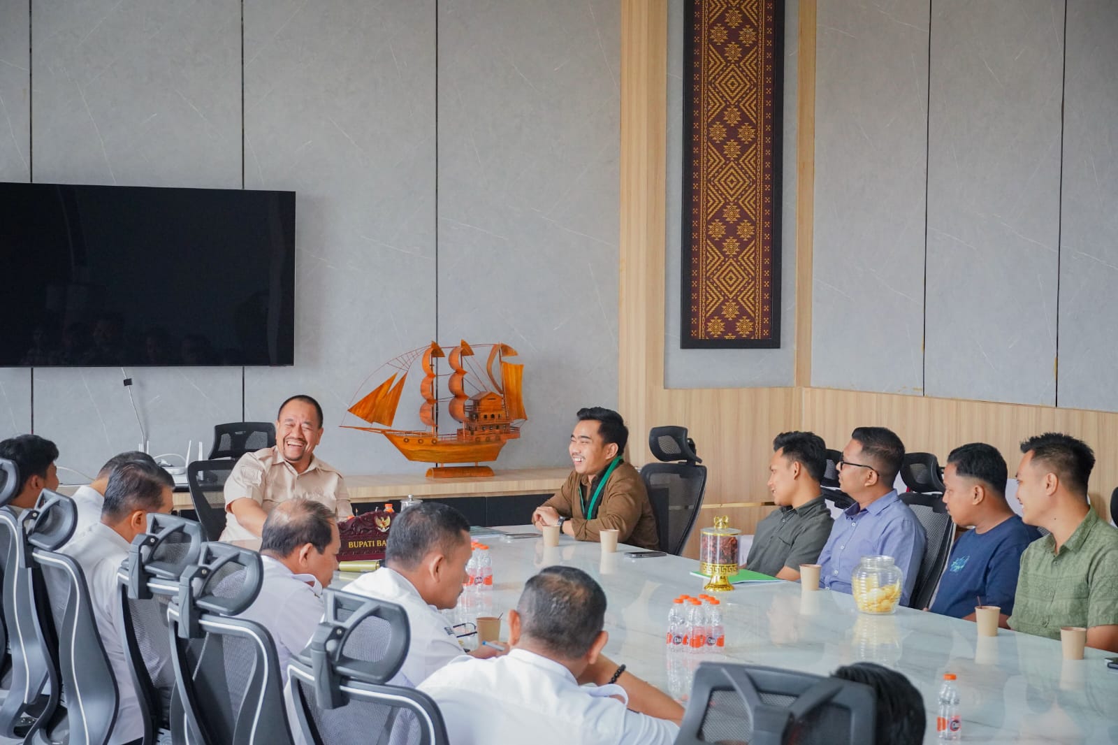 Bupati Baharuddin Siagian Terima Audiensi HMI Cabang Kisaran, Bahas Rencana Intermediate Training LK II Tingkat Nasional