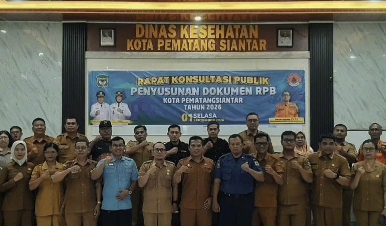 Pemko Pematangsiantar Perkuat Tata Kelola Penanggulangan Bencana