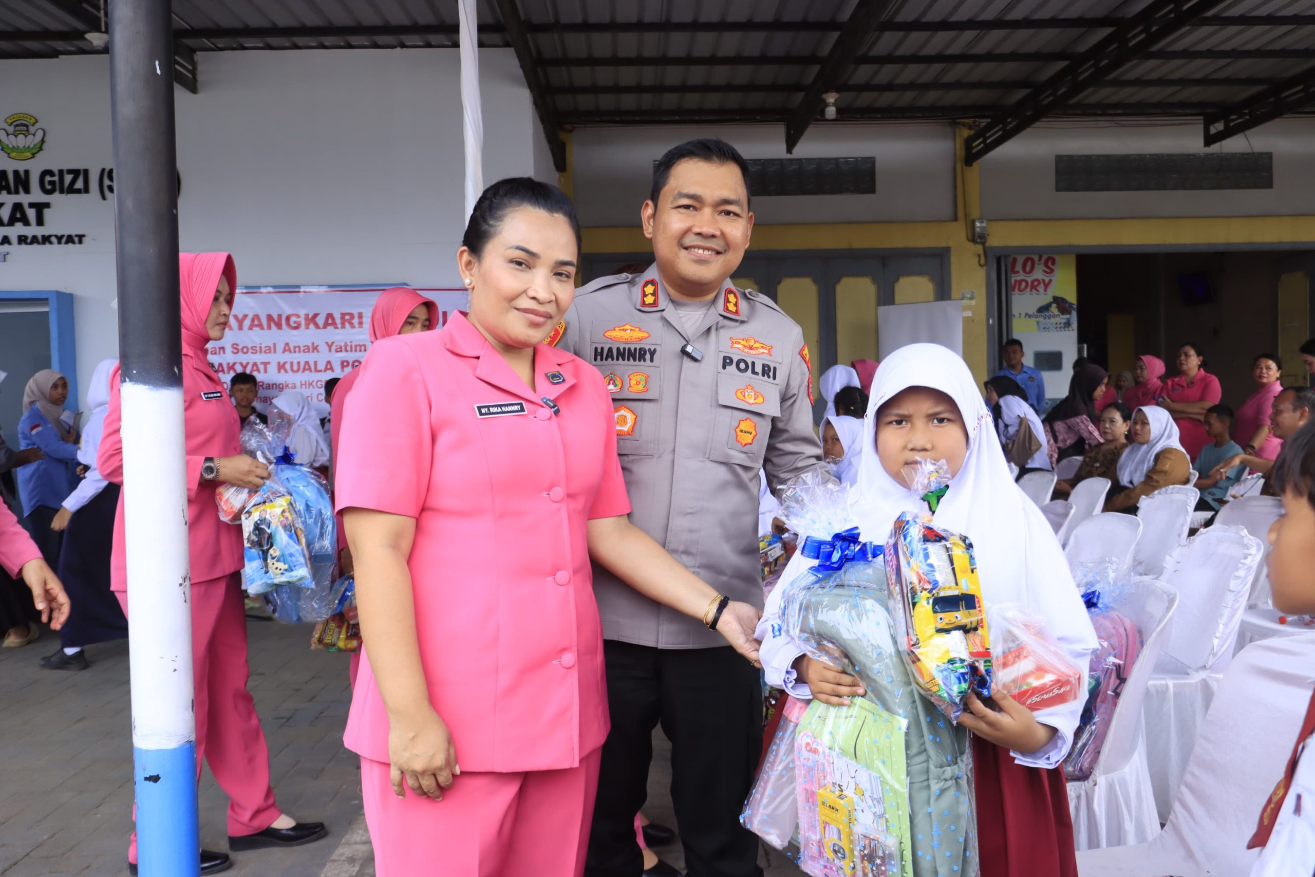 Wujud Kepedulian Polri untuk Masyarakat,Kapolres Langkat Santuni Anak Yatim