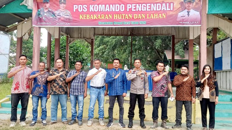 Perkuat Sinergi Penanganan Cepat Karhutlak, Forkopimcam Rengat Barat Gelar Rakor dengan Perusahaan