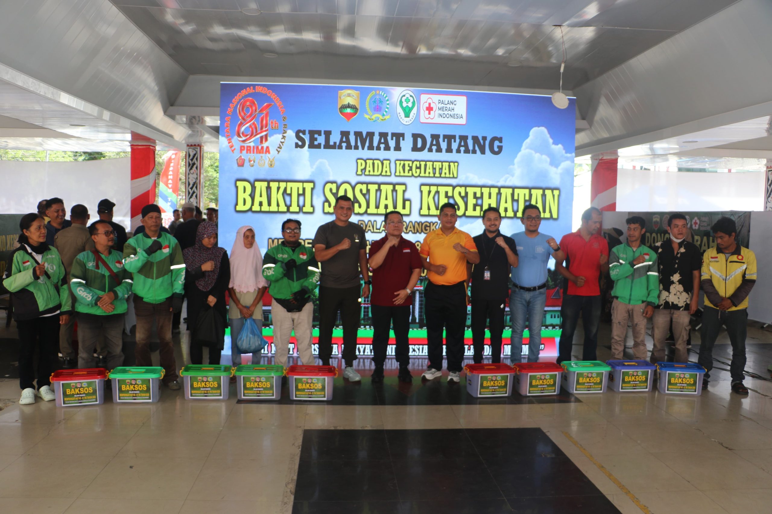 Wali Kota Wesly Silalahi SH MKn Hadiri Bakti Sosial Kesehatan Sambut HUT ke-81 Tentara Nasional Indonesia