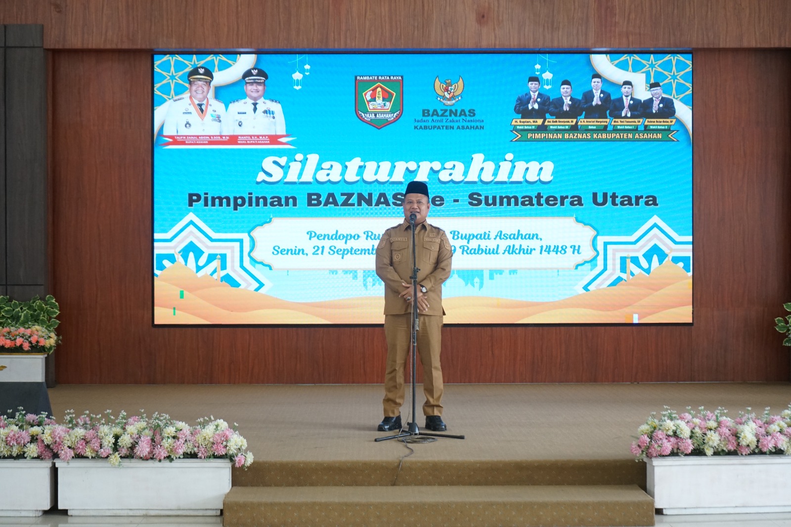 Wakil Bupati Asahan Buka Acara Silaturahmi Pimpinan BAZNAS Se-Sumatera Utara