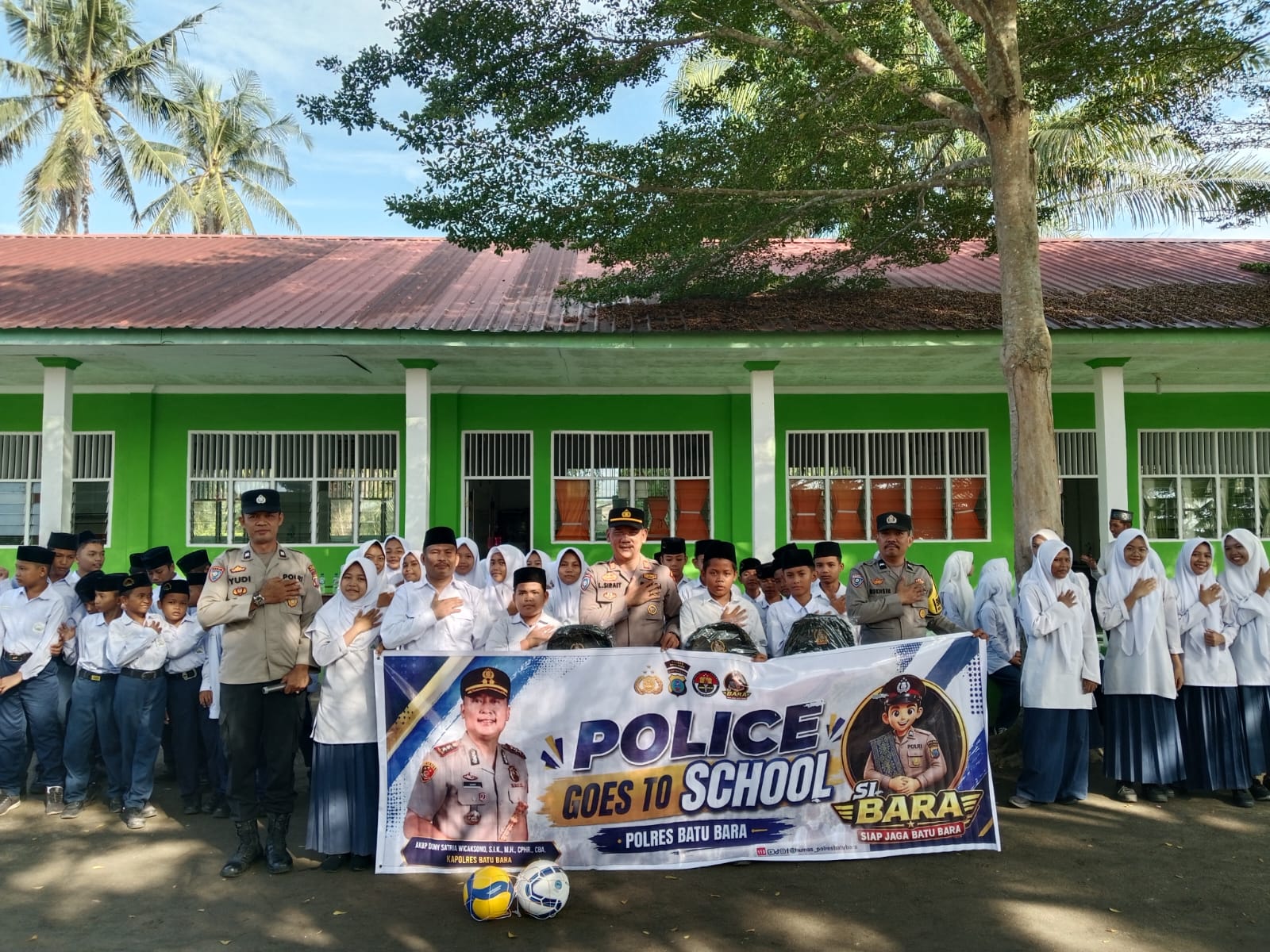 Polres Batu Bara Gelar Police Go To School Serentak di 19 Sekolah