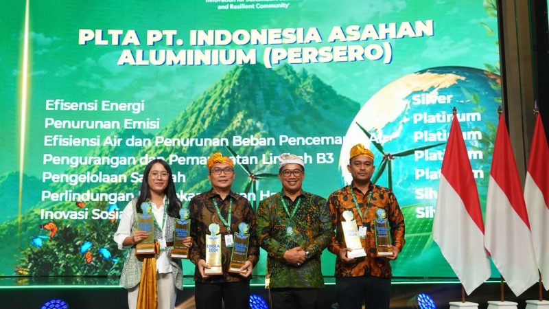 PLTA INALUM Raih 8 Penghargaan ENSIA 2026, Perkuat Praktik Industri Berkelanjutan