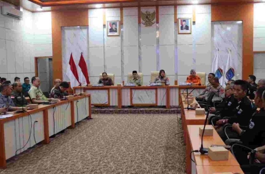 Rakor Penanganan Karhutla, Pemkab Dan Polres Ogan Ilir Perkuat Sinergi Bersama Stakeholder