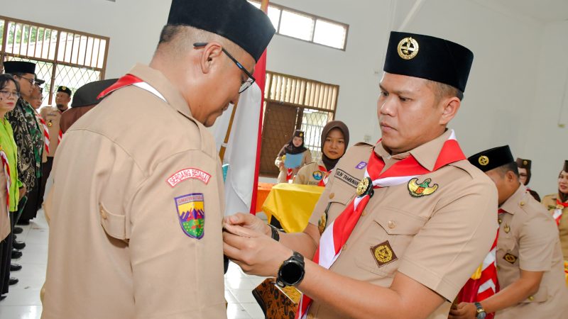 Dorong Penguatan Organisasi Pramuka, Wabup Sergai Lantik Pengurus Mabiran dan Kwaran