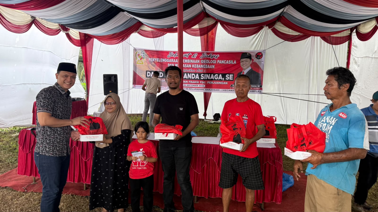 David Roni Ganda Sinaga Ajak Warga Jadikan Pancasila Sebagai Pedoman Hidup Bermasyarakat, Berbangsa dan Bernegara