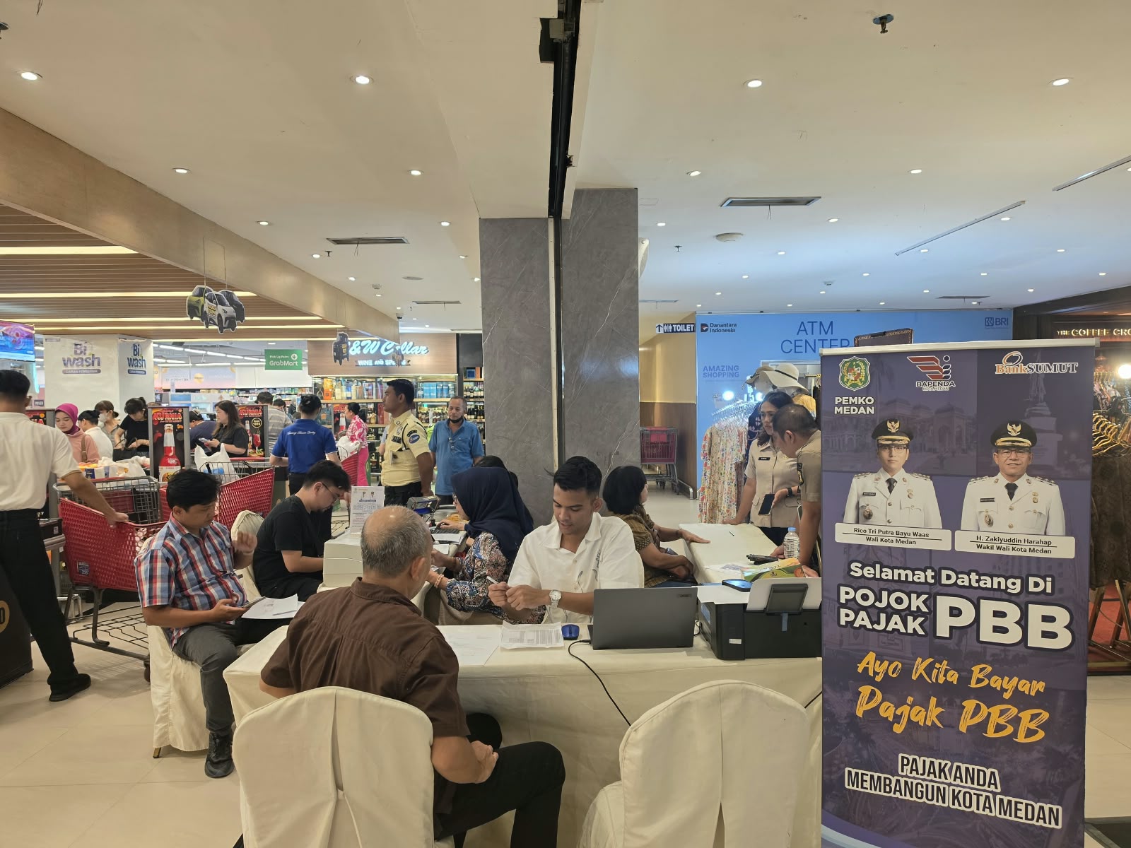 Pojok PBB Hadir di Brastagi Supermarket, Permudah Warga Bayar PBB Sambil Berbelanja