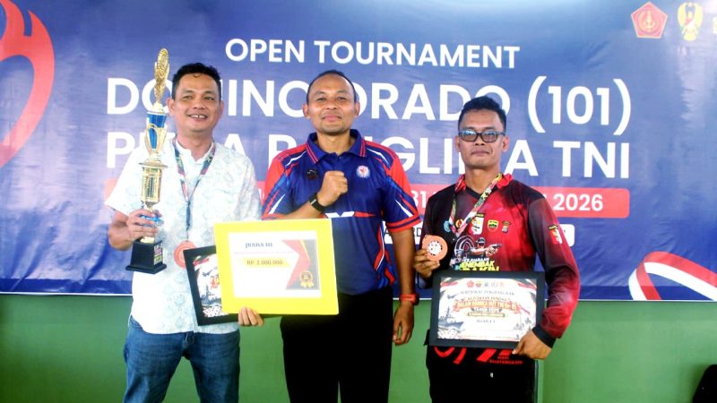 Tim Dari PWI Labuhanbatu Raih Juara 3 Turnamen Domino Piala Panglima TNI Tahun 2026