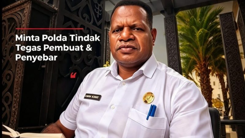 Kadis PUPR Sorong: Tuduhan Penggelapan Dana di TikTok HOAKS! Minta Polda Tindak Tegas Pembuat & Penyebar