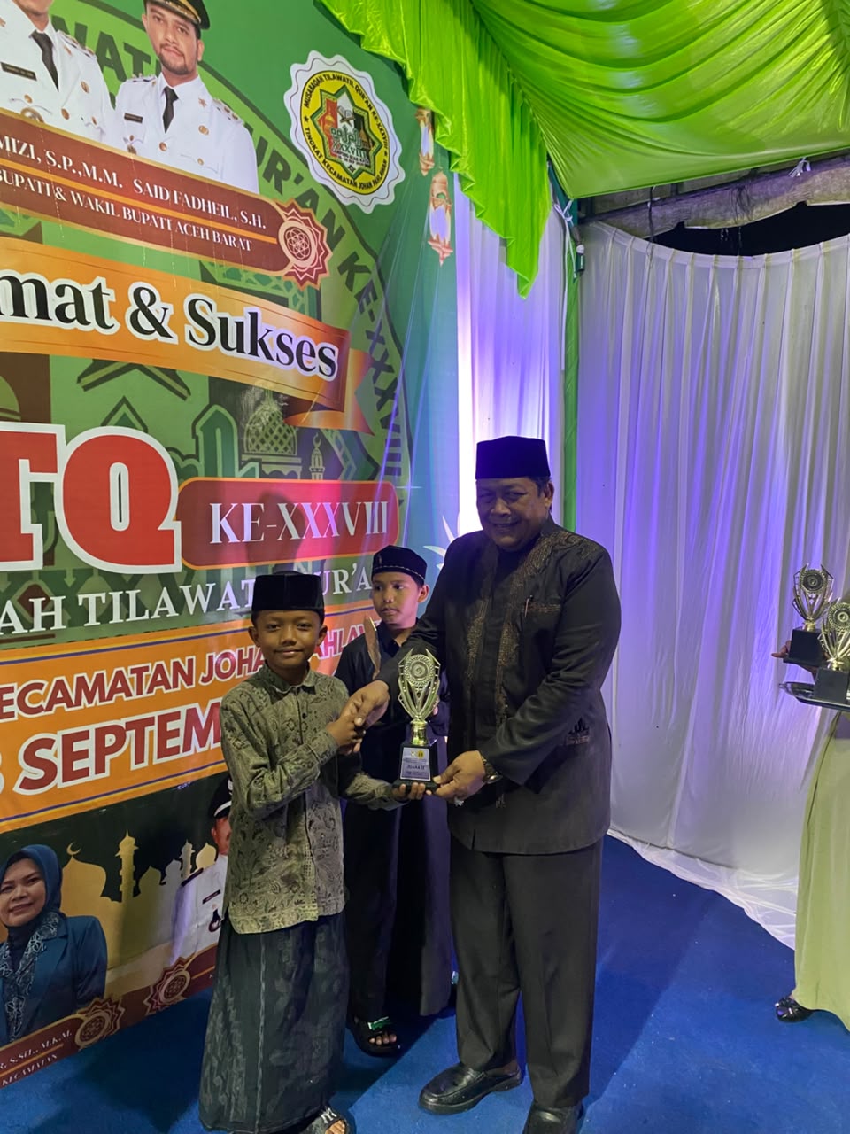 MTQ XXXVIII Kecamatan Johan Pahlawan Resmi Ditutup, Gampong Lapang Raih Juara Umum