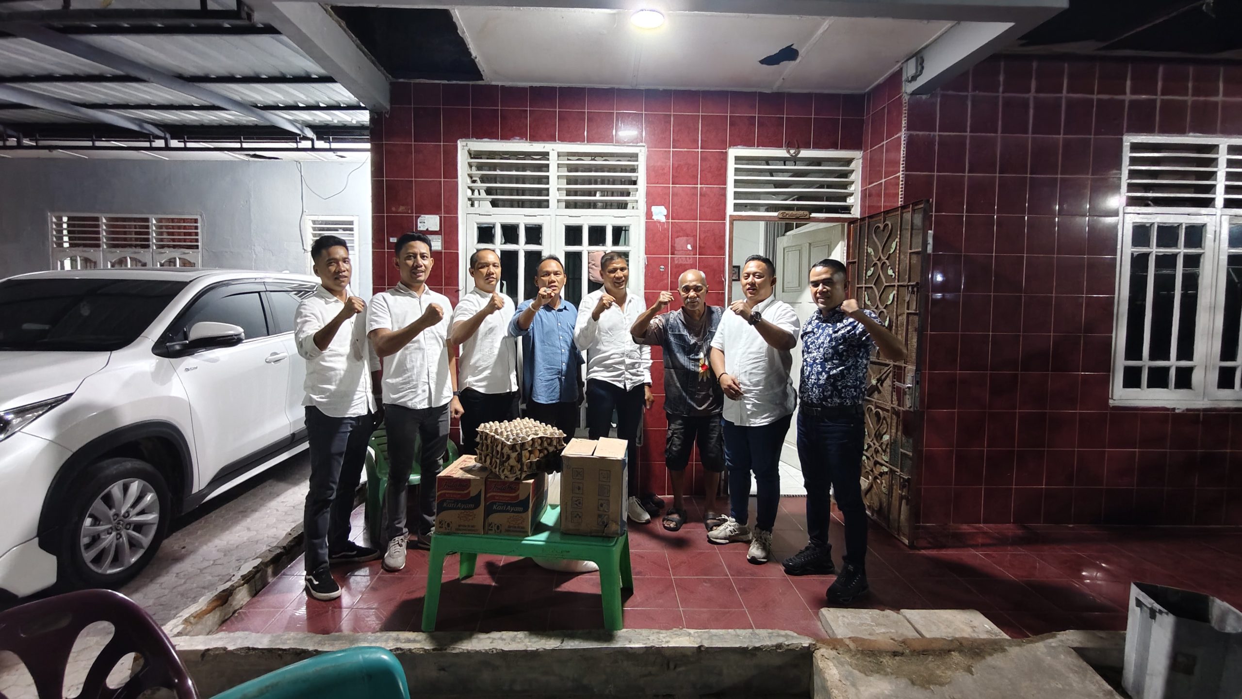 Peduli Sosial, Perbati Sumut Jenguk Petinju Legendaris Erwinsyah
