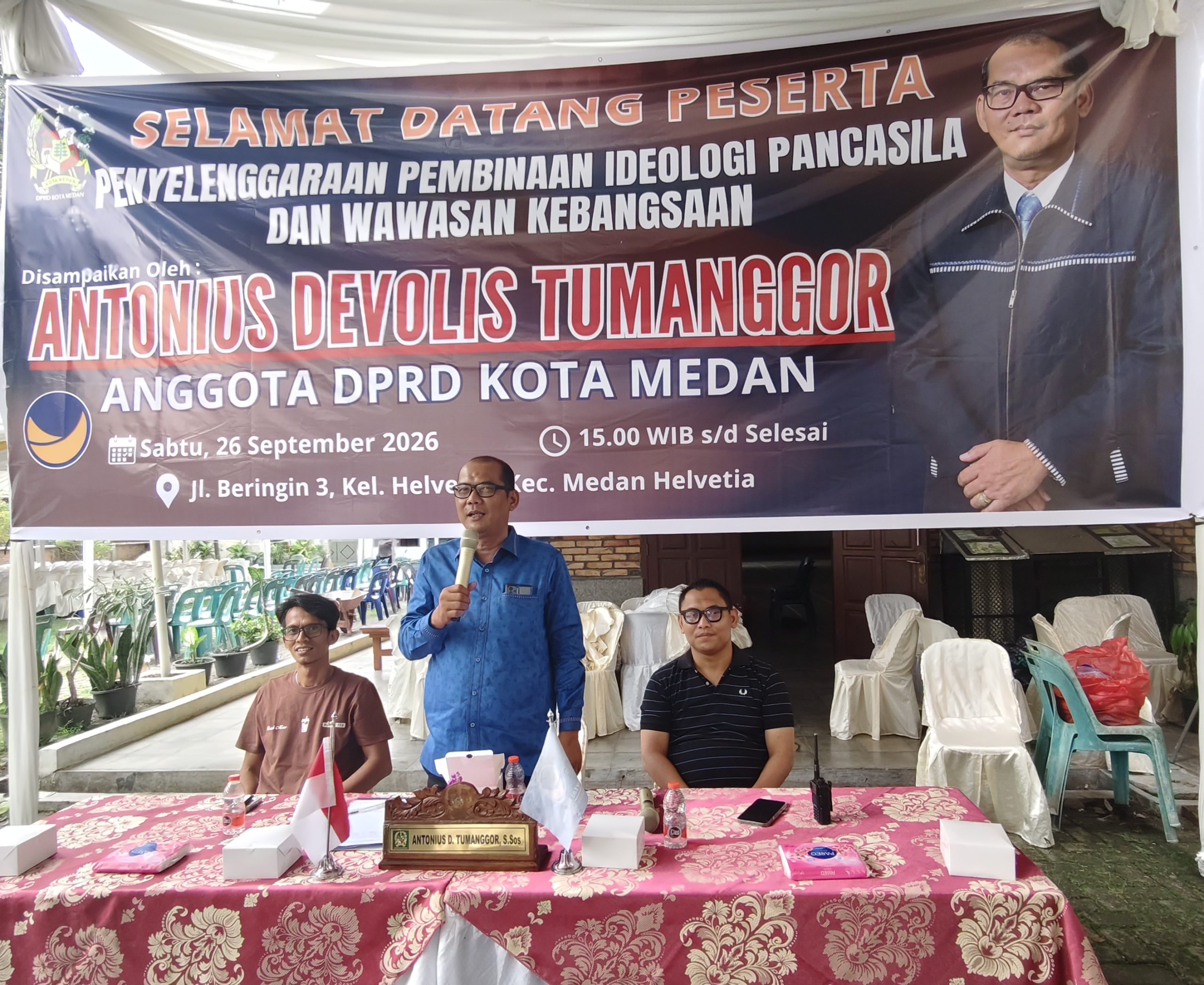 Wasbang Antonius Tumanggor Membludak, Mahasiswa dan Pemuda Katolik Antusias Bicara Pancasila