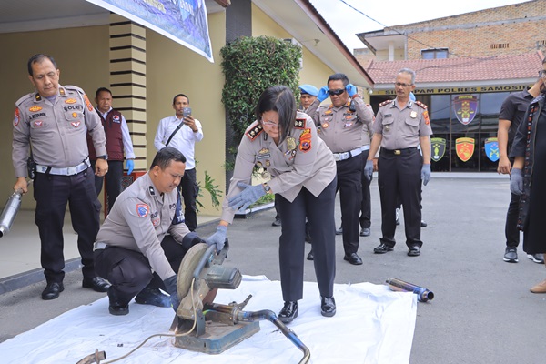 Polres Samosir Bongkar Beragam Kasus, Narkotika hingga Dugaan Pembalakan Liar dan Pemerasan