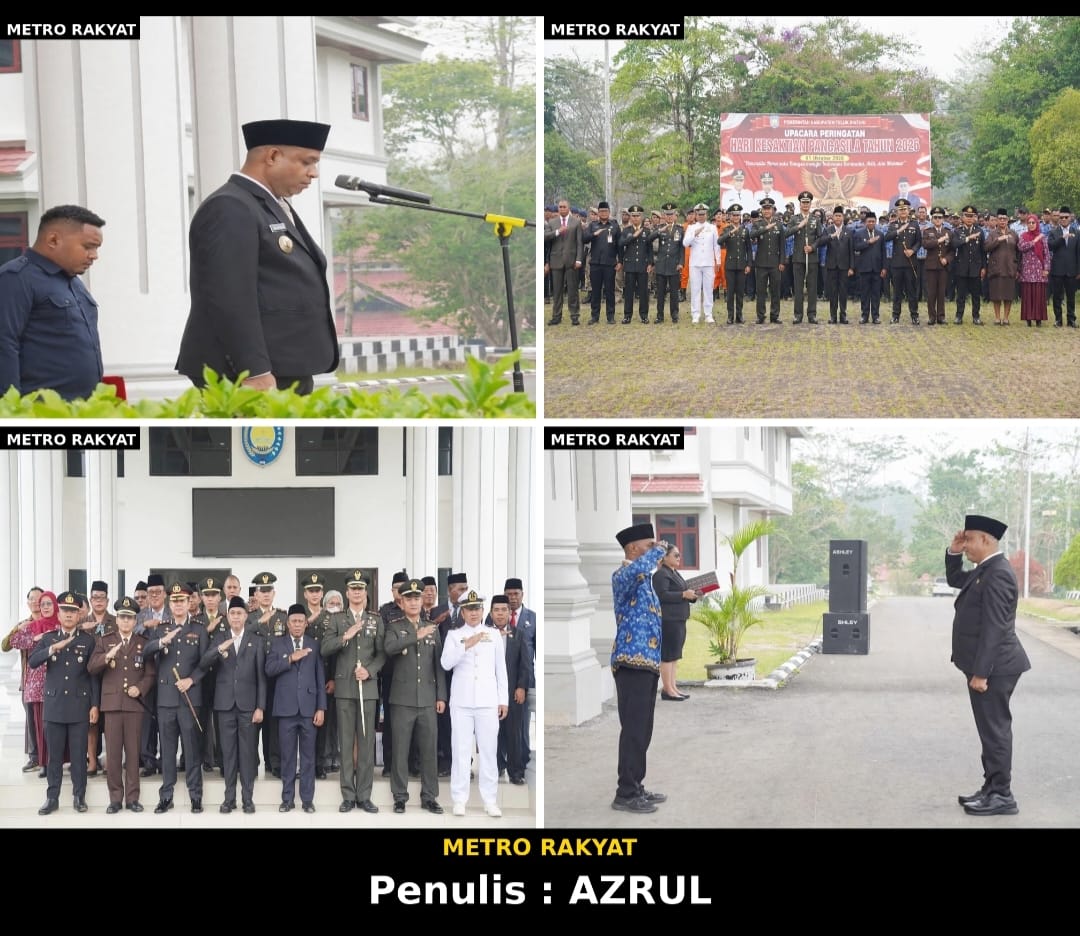 Pimpin Upacara Kesaktian Pancasila, Bupati Yohanis Manibuy Tegaskan Teluk Bintuni Kokoh Jaga Pancasila