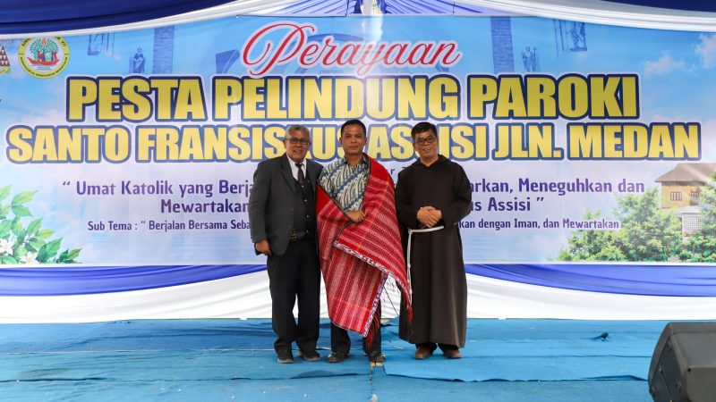 Wali Kota Pematangsiantar Sekda Hadiri Perayaan Pesta Pelindung Paroki Santo Fransiskus Assisi