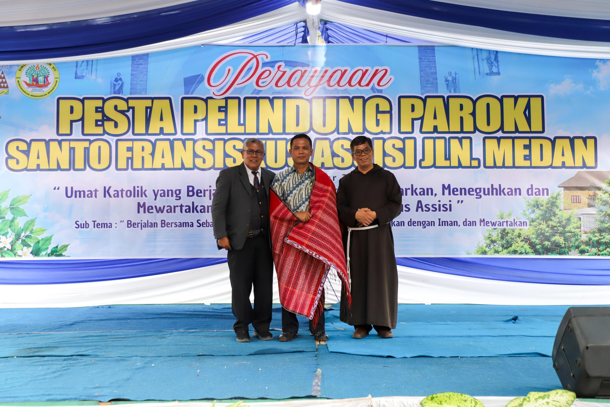 Wali Kota Pematangsiantar Sekda Hadiri Perayaan Pesta Pelindung Paroki Santo Fransiskus Assisi