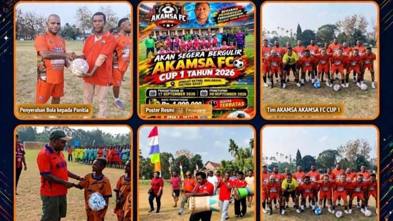 Hadiri AKAMSA CUP I, Kepala Dinas Sosial Disambut Luar Biasa Hangat di Distrik Seget