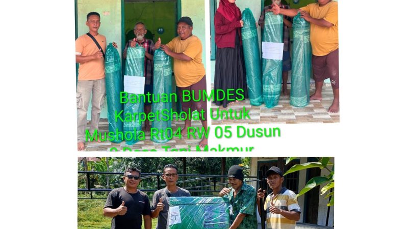 BUMDES HJA Salurkan Bantuan Sosial Ke Mushola Dan Pengurus Makam