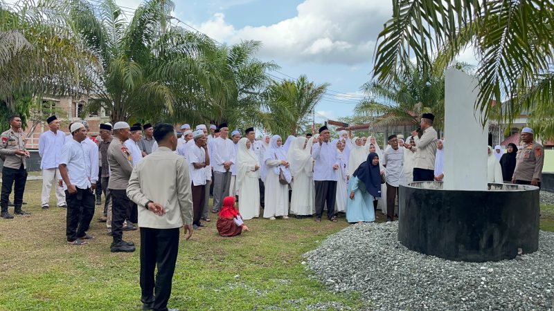 140 Jamaah Haji Nagan Raya Ikuti Bimbingan Manasik Haji di Mako Batalyon C Pelopor