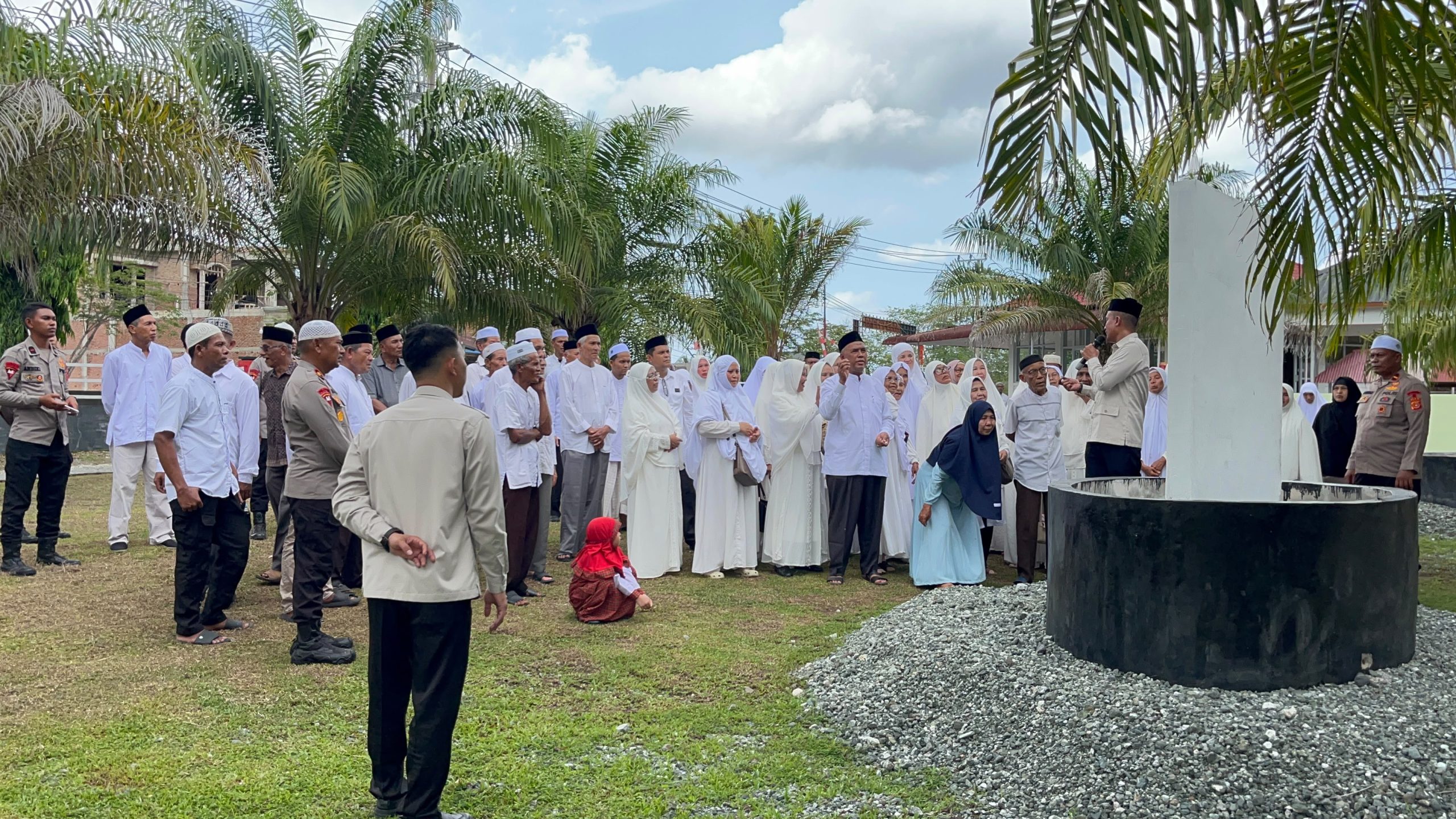 140 Jamaah Haji Nagan Raya Ikuti Bimbingan Manasik Haji di Mako Batalyon C Pelopor