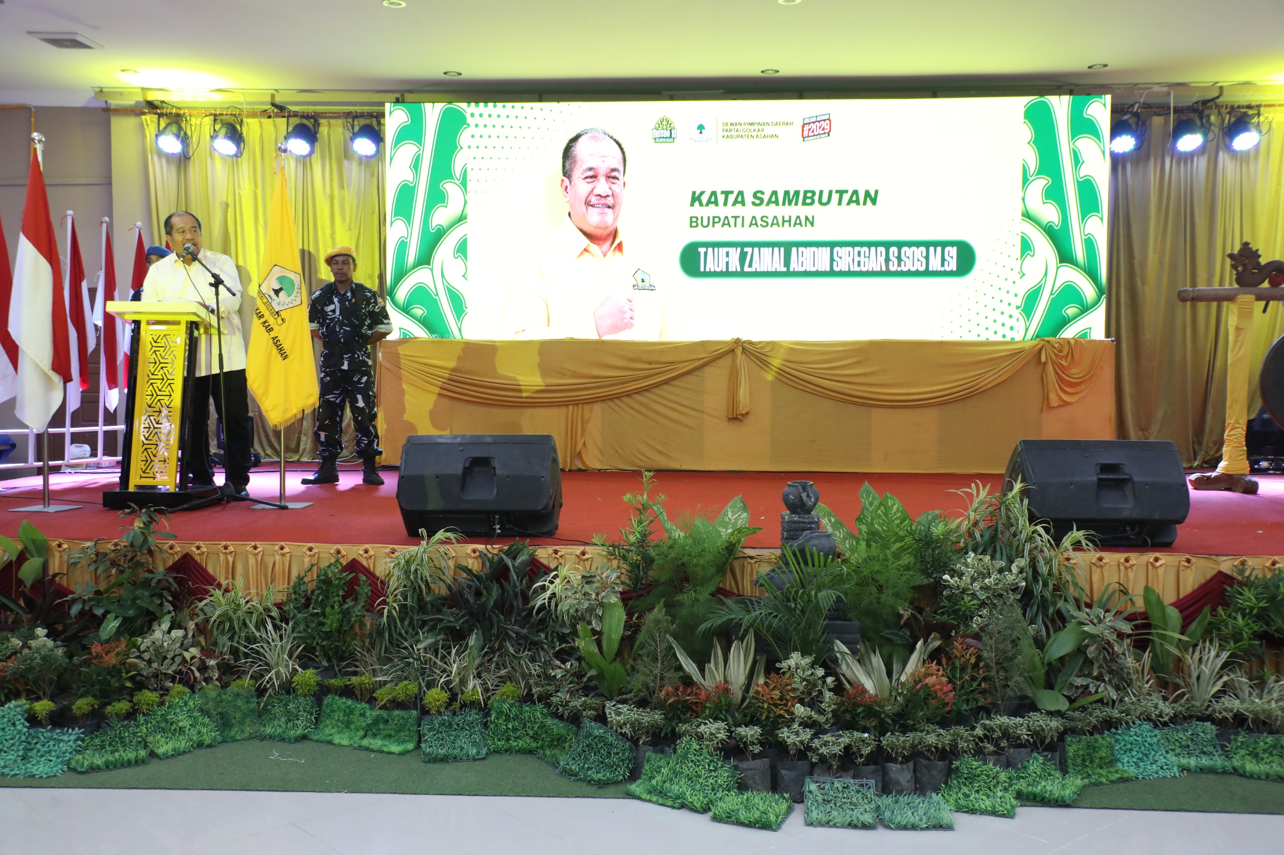 Bupati Asahan Hadiri Musda XI DPD Partai Golkar Kabupaten Asahan