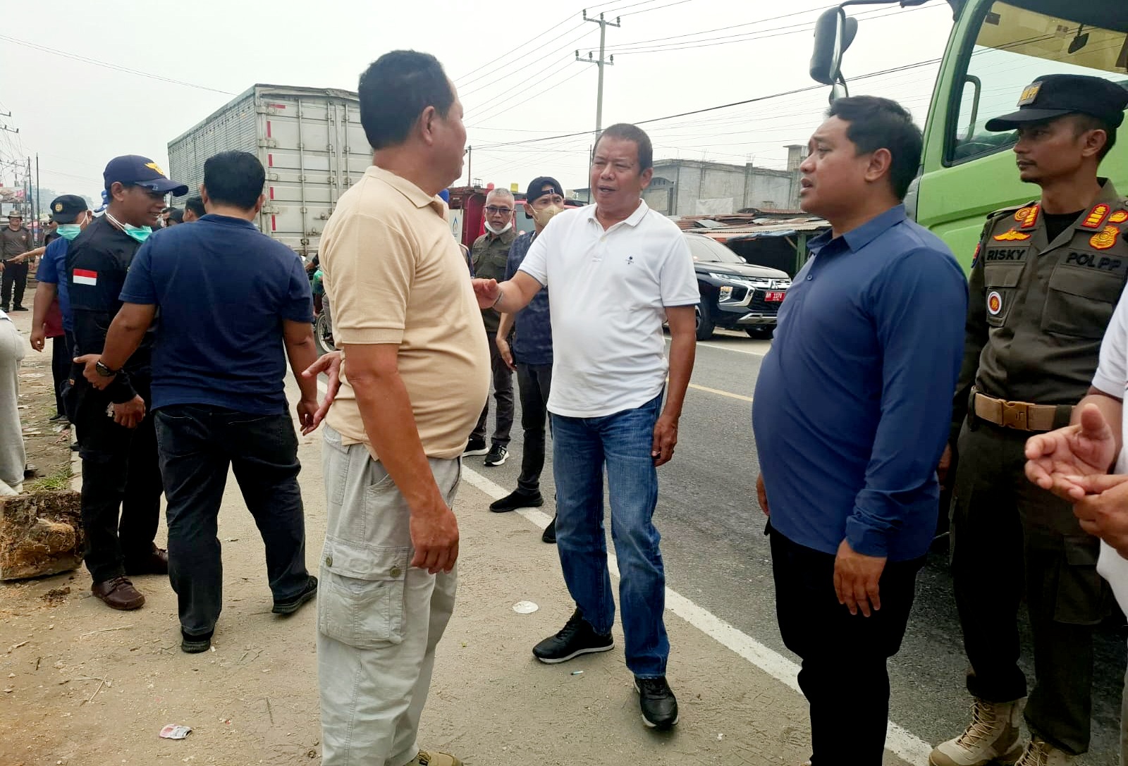 Sidak, Wabup Inhu Ajak Masyarakat Jaga Kebersihan Pasar Soegih