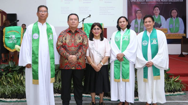 Wali Kota Wesly Silalahi Hadiri Ibadah Utus Sambut Pendeta/Ketua Majelis Jemaat GPIB Maranatha Pematangsiantar