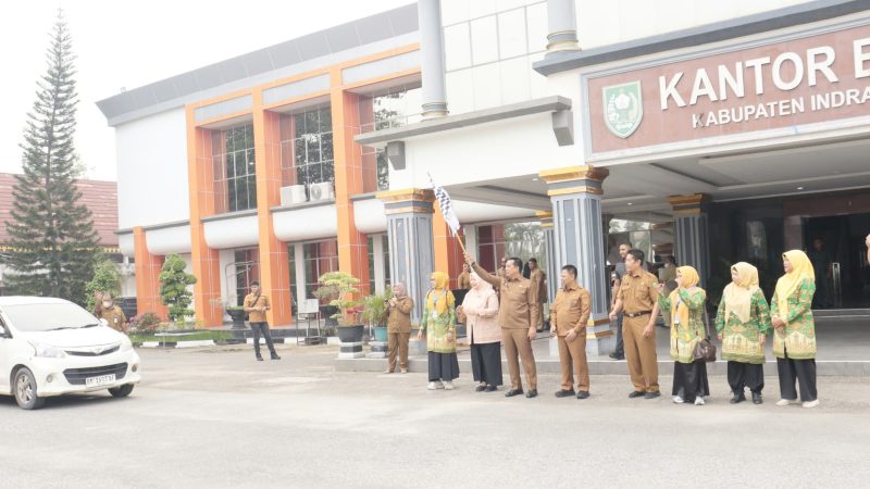Porseni IGTKI – PGRI Tingkat Provinsi Riau Tahun 2026, Sekda Inhu Lepas Kontingen