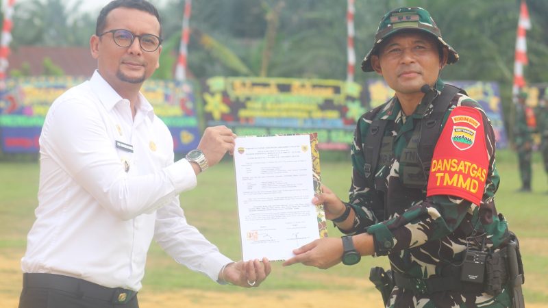 Pembukaan TNI Manunggal Membangun Desa Ke-130 TA 2026 Labuhanbatu Selatan