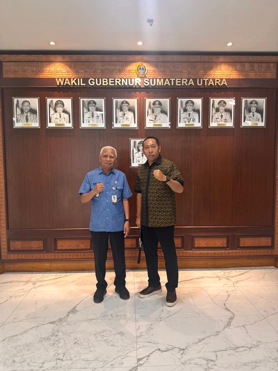 Matangkan Persiapan Rakernas V MPK Indonesia, Bupati Taput Audiensi dan Koordinasi dengan Wagubsu