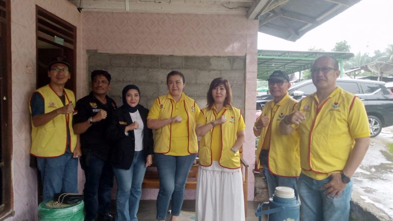 Anggota DPRD Langkat Hermansyah S, E Gandeng Yayasan Lansia Merdeka Indonesia (YLKI) Bangun Jembatan, Penantian Warga Dusun Cinta Kasih Berakhir