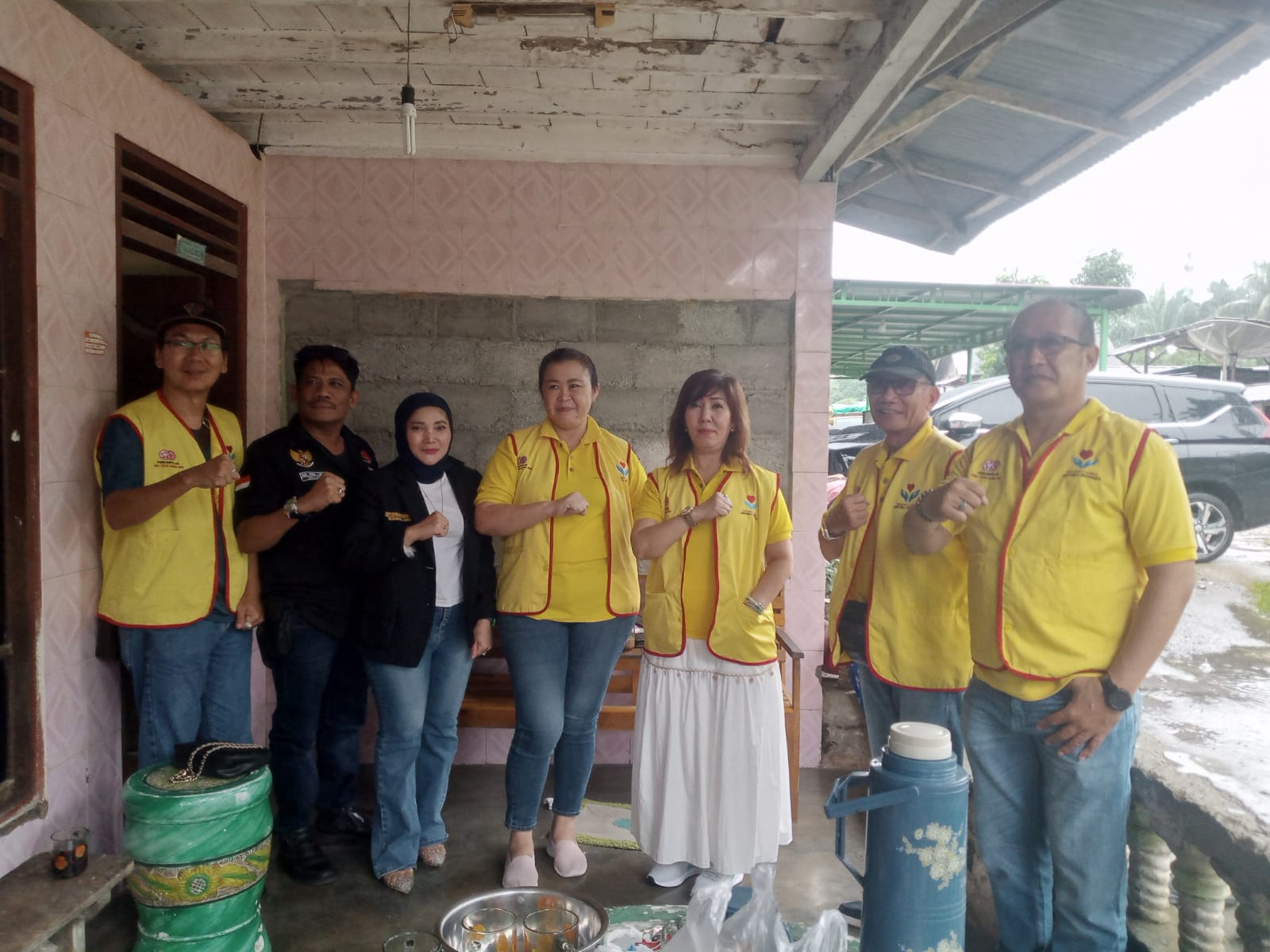Anggota DPRD Langkat Hermansyah S, E Gandeng Yayasan Lansia Merdeka Indonesia (YLKI) Bangun Jembatan, Penantian Warga Dusun Cinta Kasih Berakhir