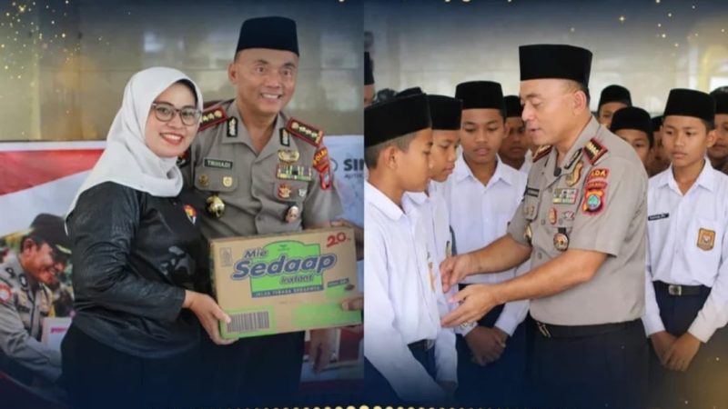 HUT Humas Polri ke-75: Polda Papua Barat Bakti Sosial dan Edukasi Kesehatan ke Ponpes Hidayatullah