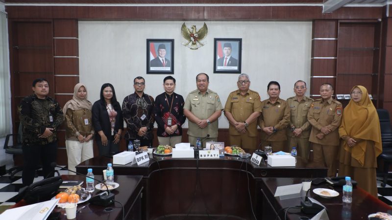 Bupati Asahan Ikuti Exit Meeting BPK RI Perwakilan Sumatera Utara
