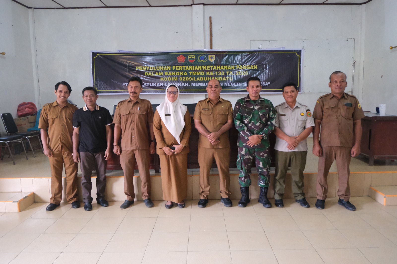 TMMD ke-130 Kodim 0209/Labuhanbatu Gelar Penyuluhan Pertanian di Desa Asam Jawa