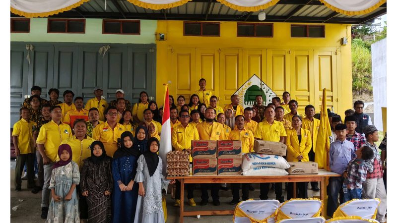 Sentuhan Kasih di Hari Jadi Partai GOLKAR: DPD Golkar Toba Gelar Ziarah Makam Pahlawan hingga Santuni Anak Yatim