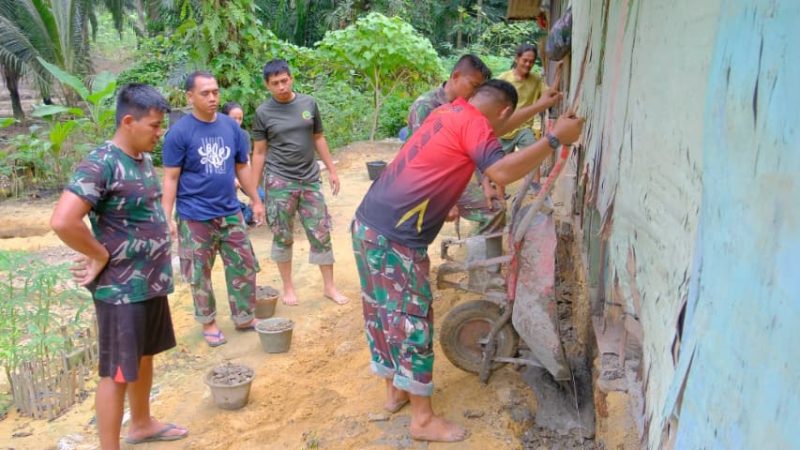 Wujudkan Hunian Layak, Satgas TMMD ke-130 Kodim 0209/LB Bangun Harapan Baru bagi Suroto