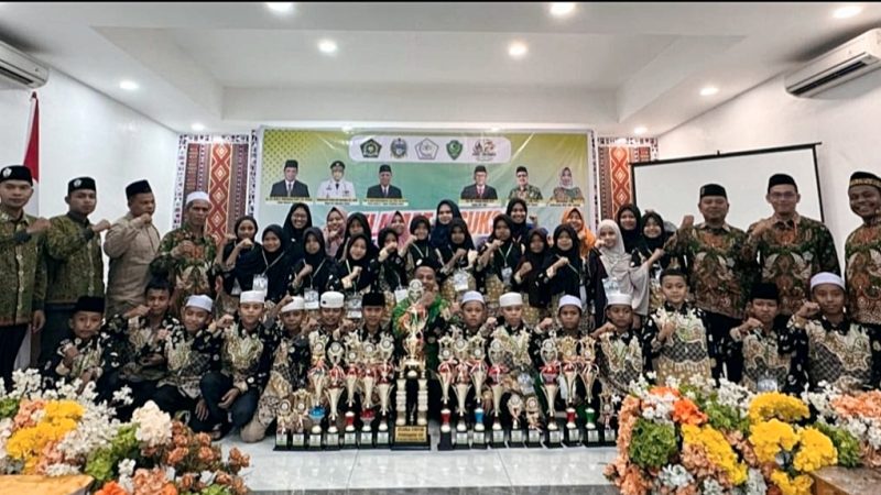 Tanpa Dibantu Pemkab Madina, Kontingen PORSADIN Madina Raih 17 Medali, Peringkat 3 Sumut dan Lolos 5 Siswa ke Tingkat Nasional ‎