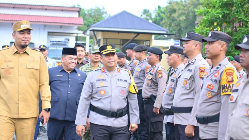 Tingkatkan Keselamatan Berlalu Lintas, Polres Inhu Gelar Apel Pasukan Operasi Patuh Lancang Kuning 2026