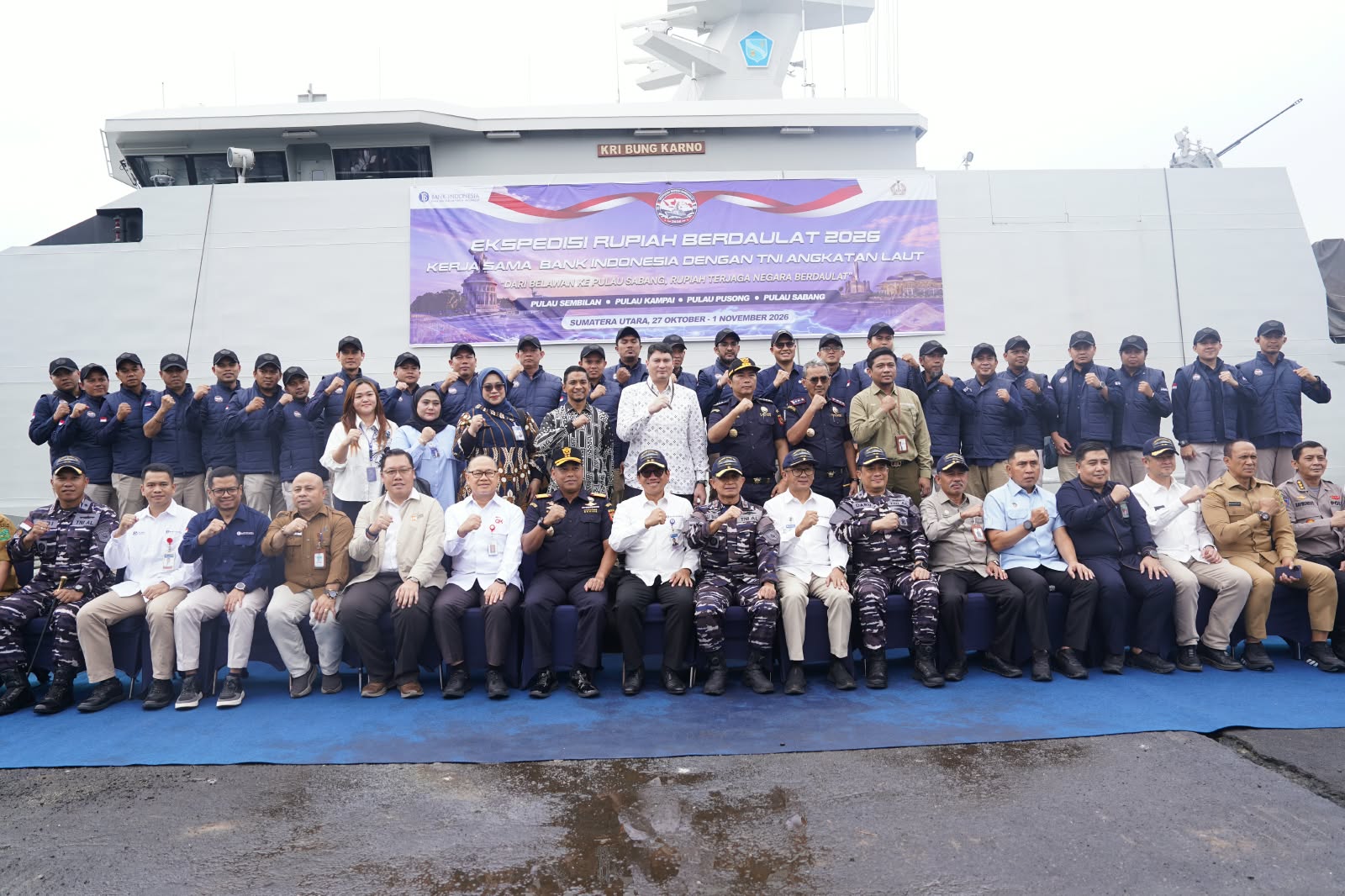 Perluas Layanan Penukaran Uang Rupiah BI Kolaborasi Dengan TNI AL Bantu Masyarakat Kepulauan di Sumatera Utara