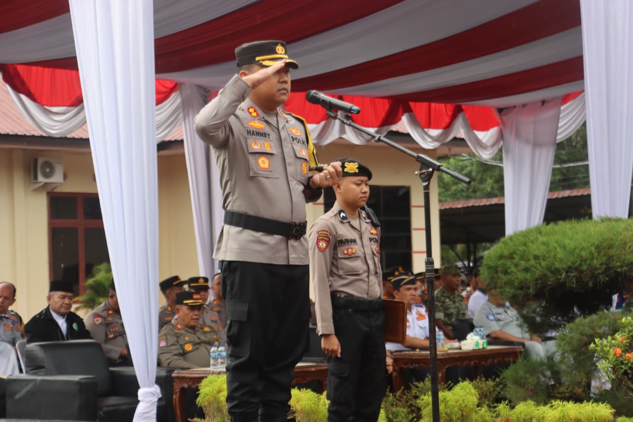 Kapolres Langkat Pimpin Gelar Pasukan Operasi Patuh Toba 2026