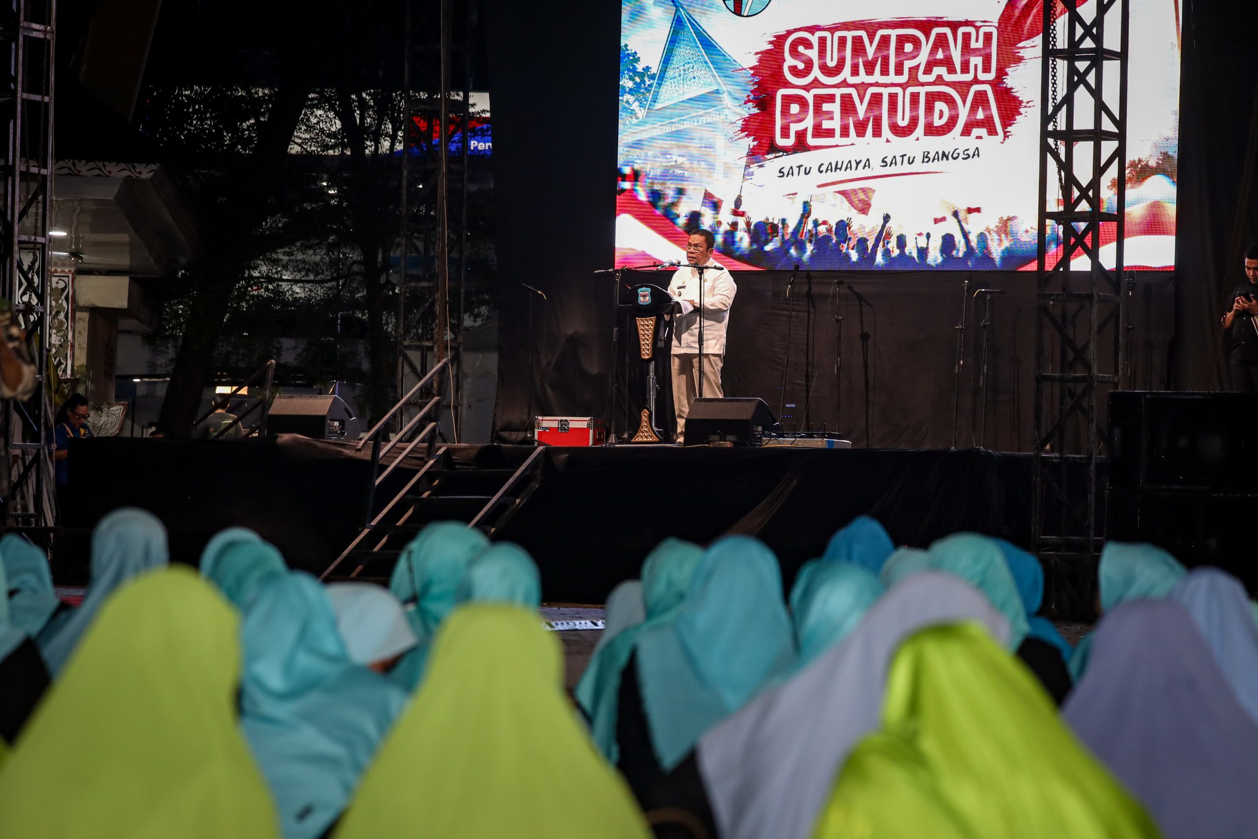 Sambut Hari Sumpah Pemuda ke-98 Tahun 2026, Wali Kota Pematangsiantar Bacakan Ikrar Pemuda di Acara Kirab Kebangsaan dan Doa Bersama Lintas Agama