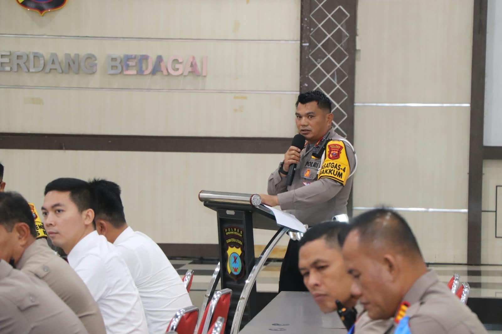 Mantapkan Kesiapan Personel, Polres Sergai Gelar Latpraops Patuh Toba 2026