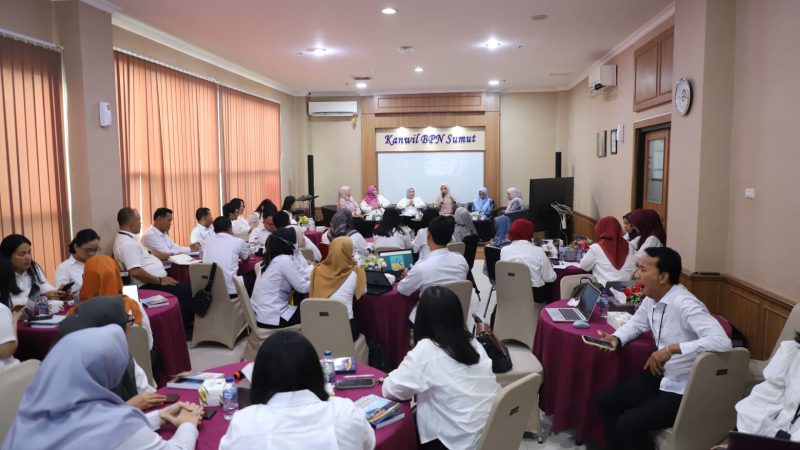 Ikuti Pembinaan Kearsipan Kanwil BPN Sumut, Kantah Labuhanbatu Mantapkan Langkah Digitalisasi