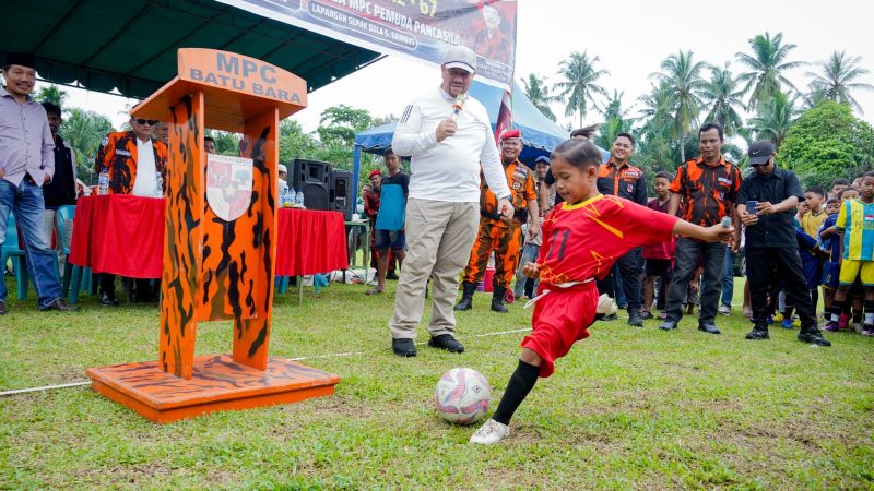 Buka Festival Sepak Bola U-10, Bupati Baharuddin Siagian Tekankan Sportivitas dan Generasi Muda Bebas Narkoba