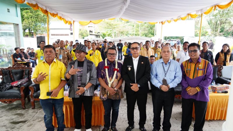 Bupati Taput Pimpin Upacara Hari Sumpah Pemuda ke-98 di Menara Pandang Salib Kasih‎