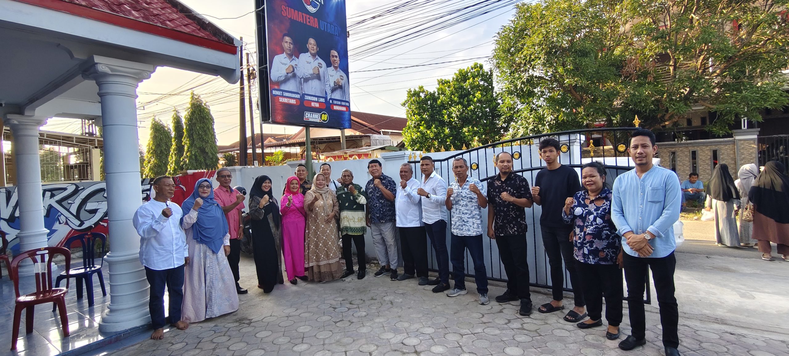 Syukuran Kantor Baru, Perbati Sumut Santuni Anak Yatim dan Gelar Doa Bersama